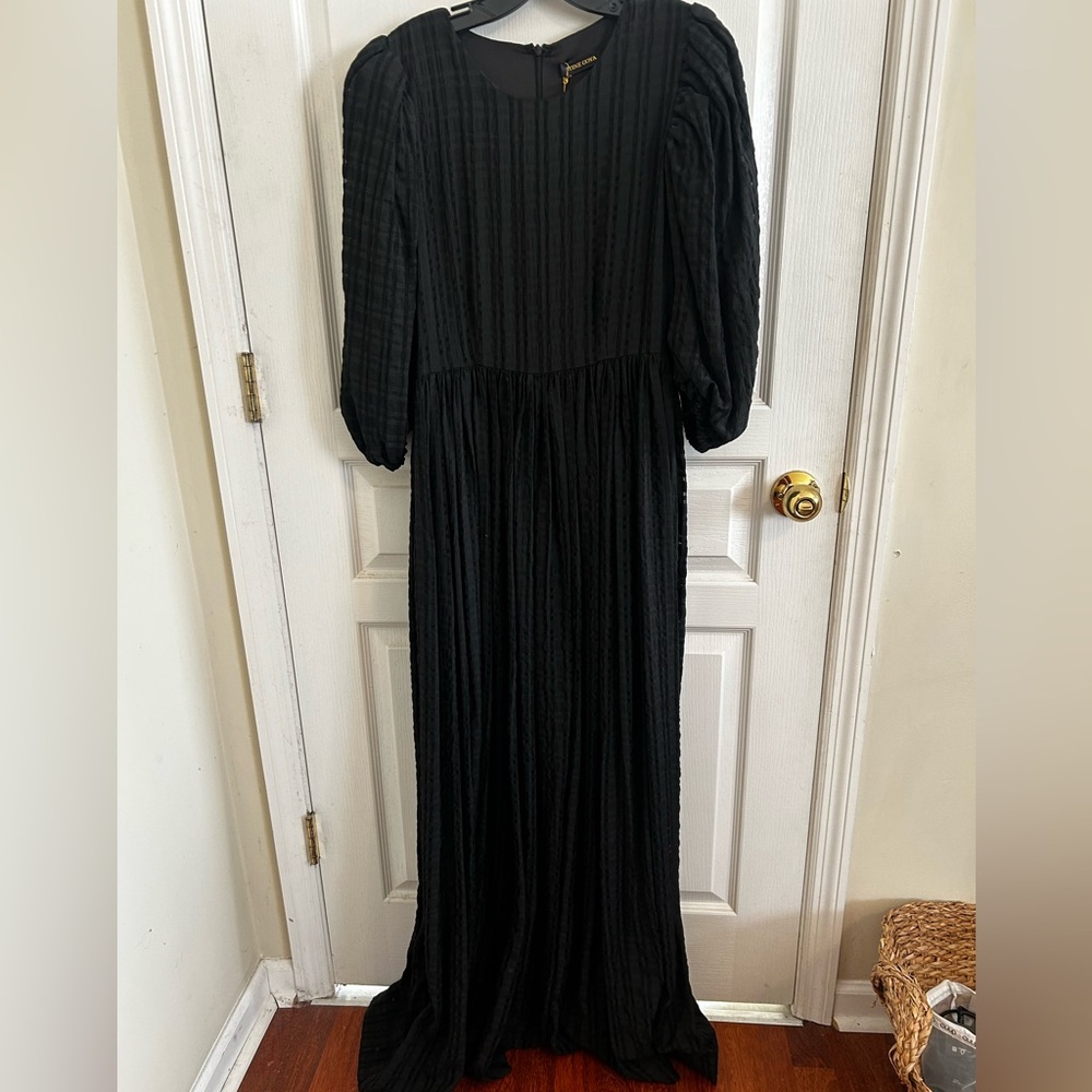 Sine Goya Black Gingham Dress, NWT